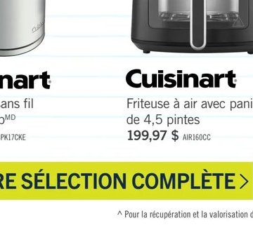 Cuisinart Gaufrier pour 4 gaufres belges