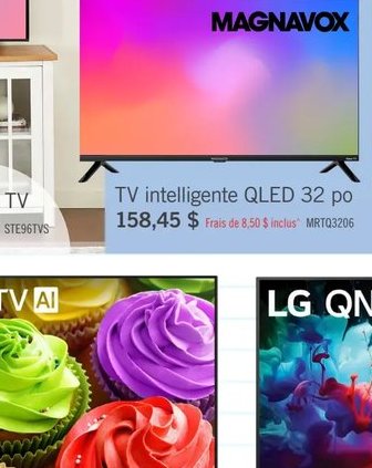 Magnavox TV intelligente QLED 32 po