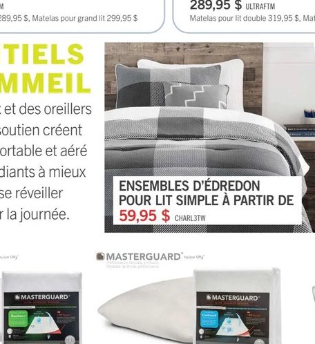 Ensembles d'édredon pour lit simple Masterguard