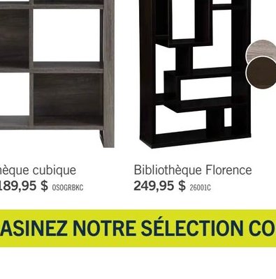 Bibliothèque cubique Oscar