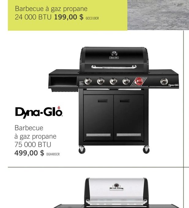 Dyna-Glo Barbecue à gaz propane