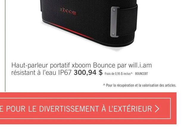 xboom Bounce Haut-parleur portatif par will.i.a…