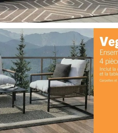Scott Living Vegas Ensemble de conversation 4 p…