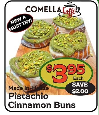 Pistachio Cinnamon Buns