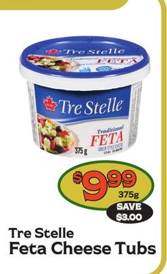 Tre Stelle Feta Cheese Tubs