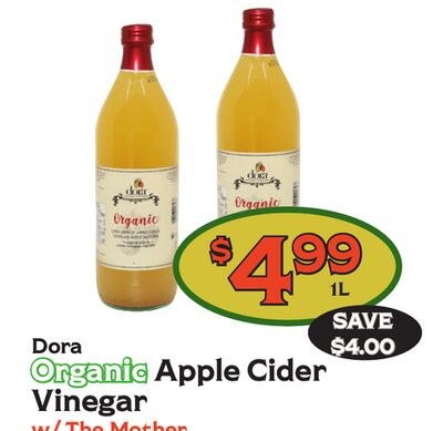 Dora Organic Apple Cider Vinegar