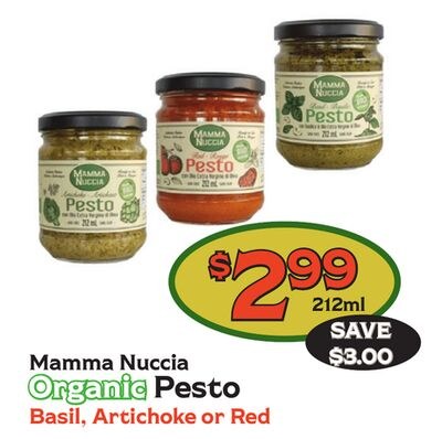 Mamma Nuccia Organic Pesto