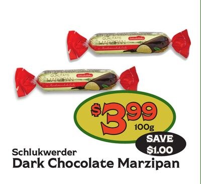 Schlukwerder Dark Chocolate Marzipan
