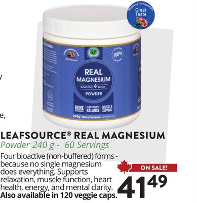 LEAFSOURCE® REAL MAGNESIUM