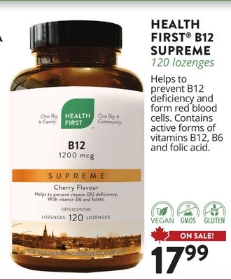 HEALTH FIRST® B12 SUPREME