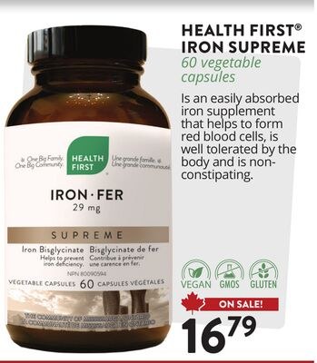 HEALTH FIRST® IRON SUPREME