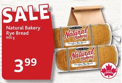 Natural Bakery Rye Bread
