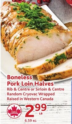 Boneless Pork Loin Halves