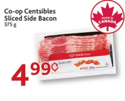 Co-op Centsibles Sliced Side Bacon