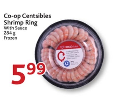 Co-op Centsibles Shrimp Ring With Sauce