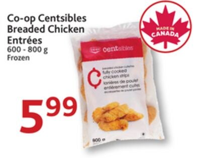 Co-op Centsibles Breaded Chicken Entrées