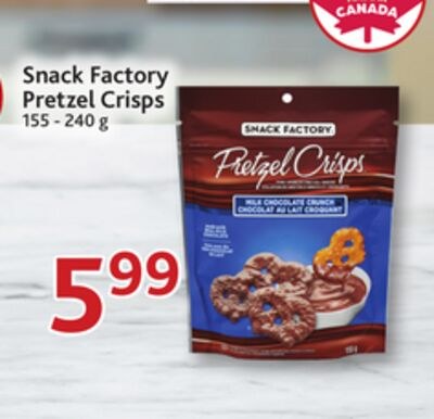 Snack Factory Pretzel Crisps