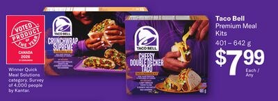 Taco Bell Premium Meal Kits