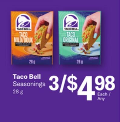Taco Bell Seasonings