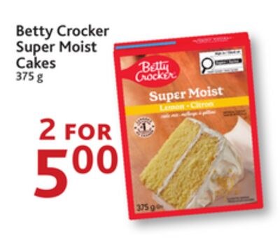 Betty Crocker Super Moist Cakes