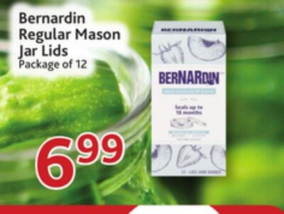 Bernardin Regular Mason Jar Lids