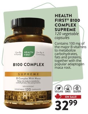 HEALTH FIRST® B100 COMPLEX SUPREME