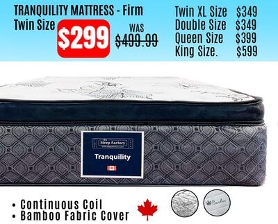 SIGNATURE COLLECTION TRANQUILITY MATTRESS - Firm