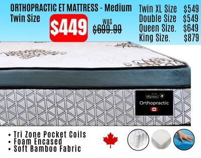 SIGNATURE COLLECTION ORTHOPRACTIC ET MATTRESS