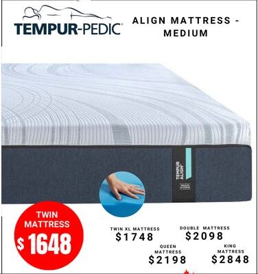 TEMPUR-PEDIC ALIGN MATTRESS - MEDIUM