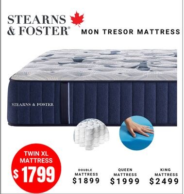 STEARNS & FOSTER MON TRESOR MATTRESS