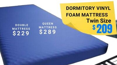 DORMITORY VINYL FOAM MATTRESS