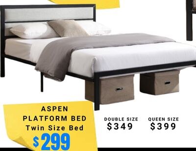 ASPEN PLATFORM BED