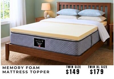MEMORY FOAM MATTRESS TOPPER