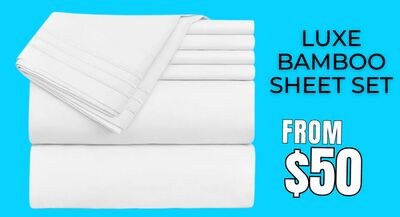 LUXE BAMBOO SHEET SET