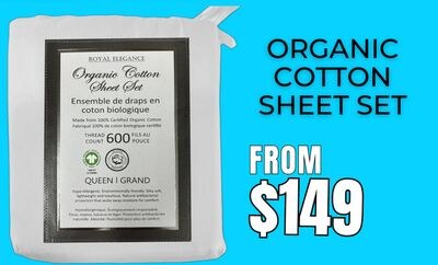 ROYAL ELEGANCE ORGANIC COTTON SHEET SET