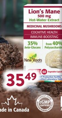 New Roots Lion's Mane 500 mg