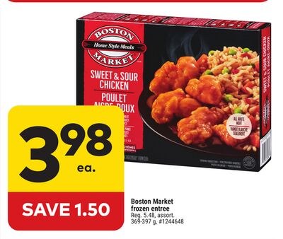 Boston Market frozen entree