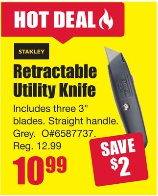 STANLEY Retractable Utility Knife
