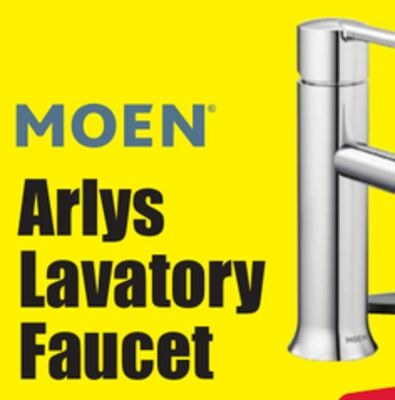 MOEN Arlys Lavatory Faucet Chrome