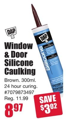 DAP Window & Door Silicone Caulking