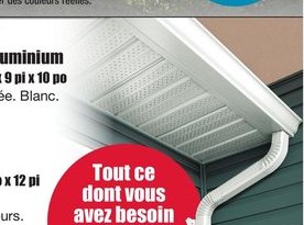 Soffite en aluminium Kaycan
