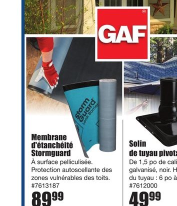 Membrane d'étanchéité Stormguard