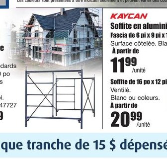 Échafaudage Metaltec