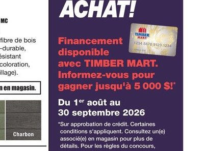 Financement Timber Mart