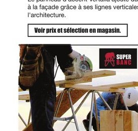Chevalet avec dessus en bois