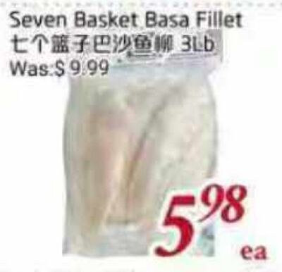 Seven Basket Basa Fillet