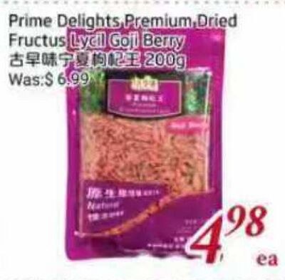 Prime Delights Premium Dried Fructus Lycii Goji…