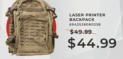 LASER PRINTER BACKPACK