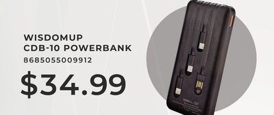 WISDOMUP CDB-10 POWERBANK