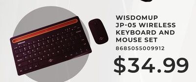WISDOMUP JP-05 WIRELESS KEYBOARD AND MOUSE SET